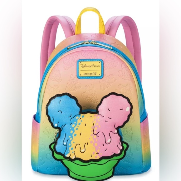 Loungefly Disney Parks Shaved Ice Mini Backpack NWT - Picture 1 of 5